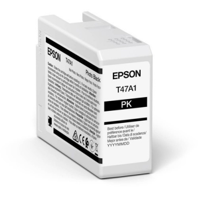 Epson T47A1 C13T47A100 снимка черен (photo black) оригинална касета