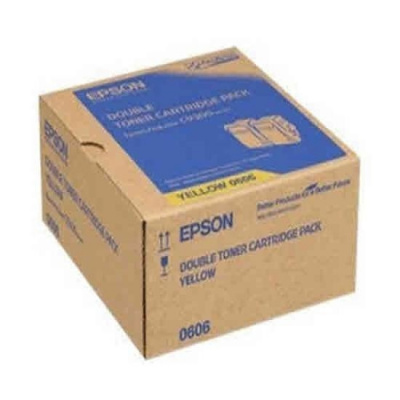 Epson C13S050606 двойна опаковка жълт (yellow) оригинален тонер