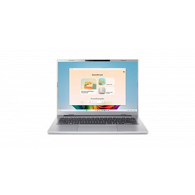 Acer NX.JLHEC.00A Aspire 14 AI/A14-53M-7328/U7-256V/14"/WUXGA/16GB/512GB/Intel int/W11H/Сребрист/2R