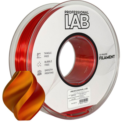 Professional Lab FG-P100-E1, 3D филамент, PLA Silk, 1,75mm, 1000g,  Dual Color, Многоцветен (Red, gold)
