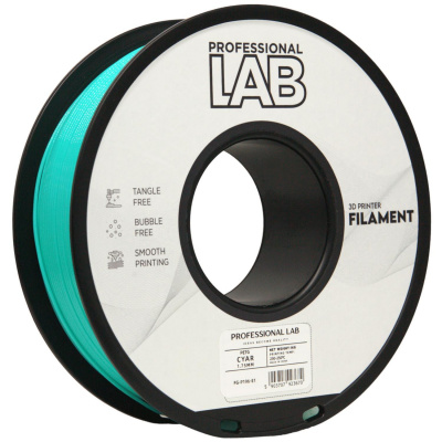 Professional Lab FG-P196-E1, 3D филамент, PETG, 1,75mm, 1000g, Азурен (Циан)