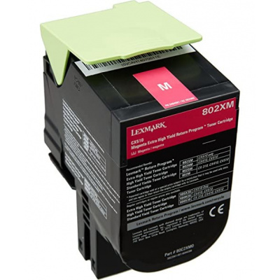 Lexmark 80C2XM0 магента (magenta) оригинален тонер