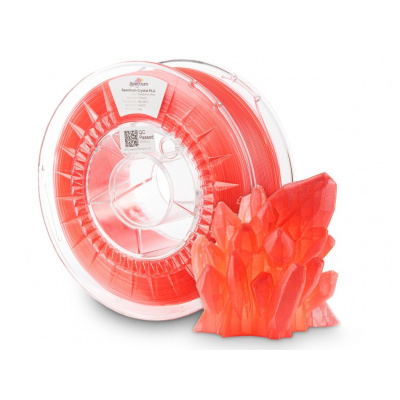 Spectrum 80885 3D филамент, PLA Crystal, 1,75mm, 1000g, Червен (Raspberry red)
