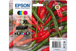 Epson 503XL T09R640 C13T09R64010 цвят (CMYK) оригинален комплект касети