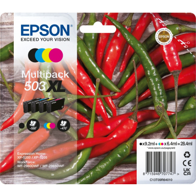 Epson 503XL T09R640 C13T09R64010 цвят (CMYK) оригинален комплект касети