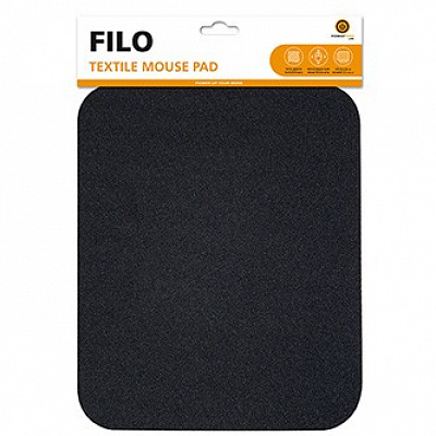 Powerton ERGO FILO Podložka pod myš měkká, černá