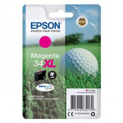 Epson T34734010, T347340 магента (magenta) оригинална касета