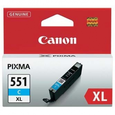 Canon CLI-551XLC 6444B001 циан (cyan) оригинална касета
