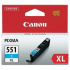 Canon CLI-551XLC 6444B001 циан (cyan) оригинална касета