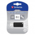 Verbatim 49062 Store N Go PinStripe, USB флаш памет, USB A 2.0, 8GB, с изваждащ се конектор, черно