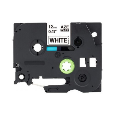 Brother TZ-N231 / TZe-N231, 12mm x 8m, черен печат / бял фон, неламиниран съвместима лента