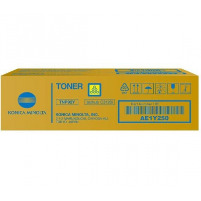 Konica Minolta TNP-92Y AE1Y250 жълт (yellow) оригинален тонер
