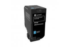 Lexmark 84C2HCE лазурен (cyan) оригинален тонер