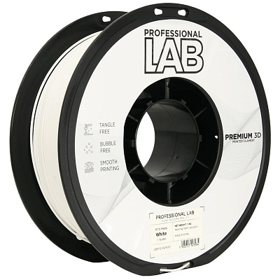Professional Lab FG-P215-E1, 3D филамент, PETG Matte, 1,75mm, 1000g, Бял (White)