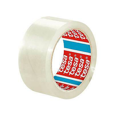 Tesa 04195, прозрачна опаковъчна лента, 50 мм x 66 м, 36 ролки в кутия