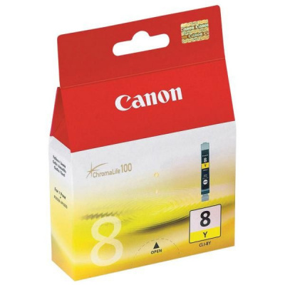 Canon CLI-8Y, 0623B001 жълт (yellow) оригинална касета