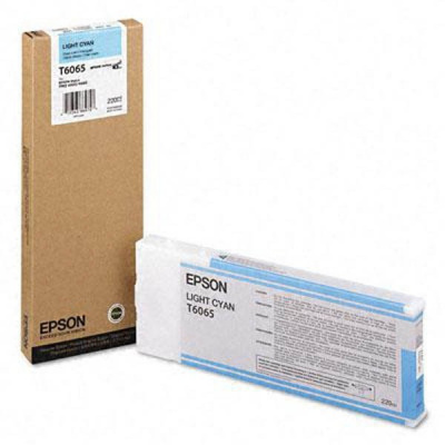 Epson T606500 светло циан (light cyan) оригинална касета