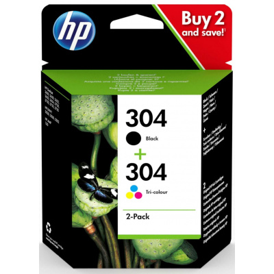 HP 304 3JB05AE#301 черен/цвят (black/color) оригинален комплект касети