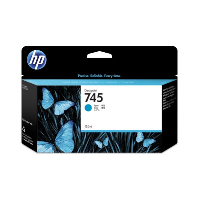 HP 745 F9J97A циан (cyan) оригинална касета