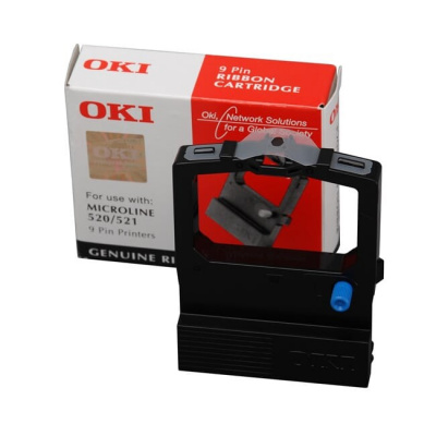 OKI 9002315, черно, оригинална боядисваща лента