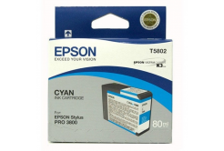 Epson T5802 циан (cyan) оригинална касета