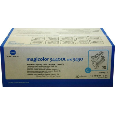 Konica Minolta 4539334 (1710-6040-04) лазурен (cyan) оригинален тонер