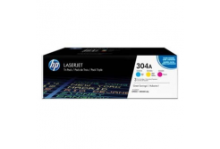 HP 304A CF372AM, лазурен/магента/жълт (cyan/magenta/yellow) оригинален тонер