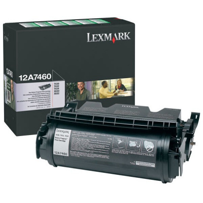 Lexmark 12A7460 черен (black) оригинален тонер