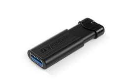 VERBATIM Flash Disk PinStripe USB 3.0, 16GB - черен