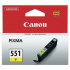 Canon CLI-551Y 6511B001 жълт (yellow) оригинална касета