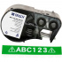Brady M4C-750-595-GN-WT / 170827, 19.05 mm x 7.62 m, Винил, бял печат / зелен фон