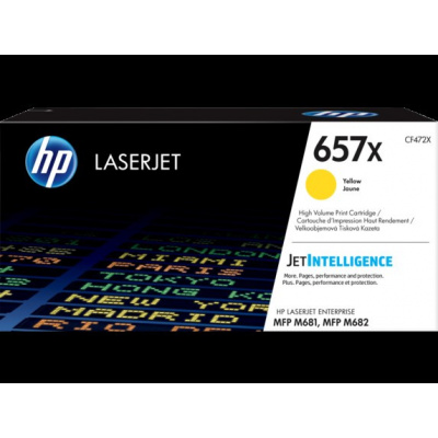 HP 657X CF472X жълт (yellow) оригинален тонер