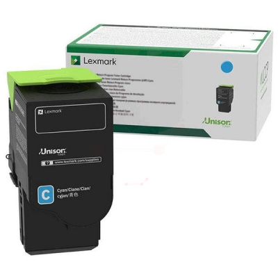 Lexmark 78C0U20 лазурен (cyan) оригинален тонер