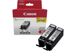 Canon PGI-570XL 0318C010 черен (black) оригинален комплект касети, 2 бр