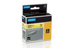 Dymo Rhino 18056, S0718310, 12mm x 1,5m черен печат / жълт фон, оригинална лента