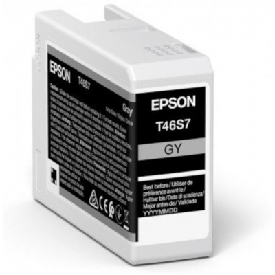 Epson T46S7 C13T46S700 сив (gray) оригинална касета