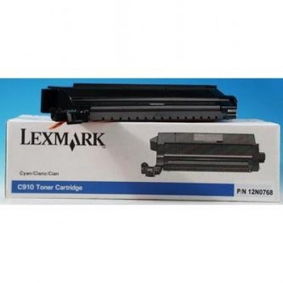 Lexmark 12N0768 лазурен (cyan) оригинален тонер