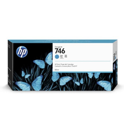 HP 746 P2V80A циан (cyan) оригинална касета