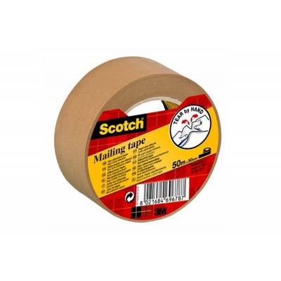 3M Scotch Хартиена опаковъчна лента, 50 мм x 50 м (P5050)