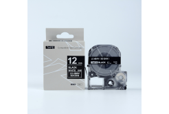 Epson LTS12KW, 12mm x 5m, черен печат / бял фон, съвместима лента