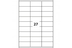 Самозалепващи етикети 63,5 x 29,6 mm, 27 етикети A4, 100 листа