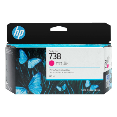 HP 738 498N6A магента (magenta) оригинална касета
