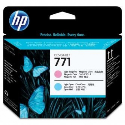 HP CE019A, 771 светло циан/светло пурпурно (light cyan/light magenta) оригинална печатаща глава