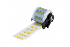 Brady M6-187-1-342-YL / 173630, PermaSleeve маркерни ръкави за кабели, 25.78 mm x 8.50 mm