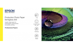 Epson 914/30/Production Photo Paper Semigloss, 36", C13S450377, 200 g/m2, хартия, 914 мм x 30 м, бяла, ролка