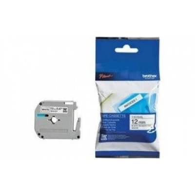 Brother TM-K231, 12mm x 8m, черен печат/бял фон, оригинална лента