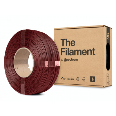 "The Filament" by Spectrum TF-24116, ReFill PETG CF, 1,75 мм, червен, 1 кг