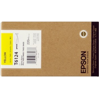 Epson T612400 жълт (yellow) оригинална касета