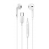 Genius HS-M365, слушалки с микрофон, бели, 2.0, тапи за уши, USB Type-C