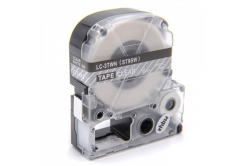 Epson LC-ST9SW, 9mm x 8m, бял печат / прозрачен субстрат, съвместима лента